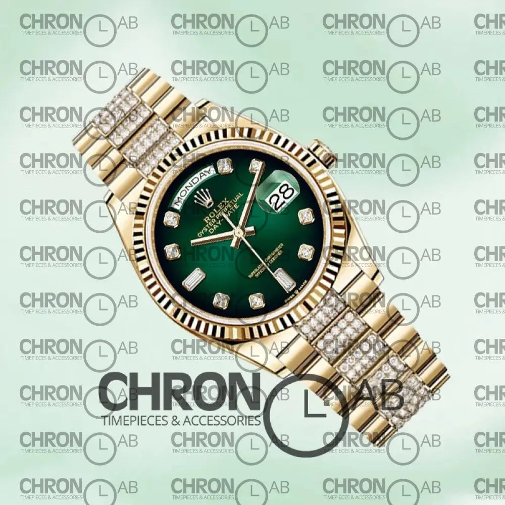 Day-Date 36mm m128238-0070 Gold Clone Watches
