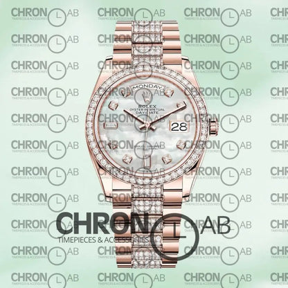 Day-Date 36mm M128345RBR-0030 Automatic Clone Watches