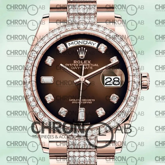 Day-Date 36mm m128345rbr-0041 Automatic Clone Watches