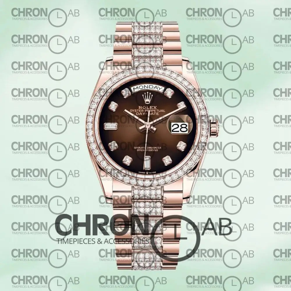 Day-Date 36mm m128345rbr-0041 Automatic Clone Watches