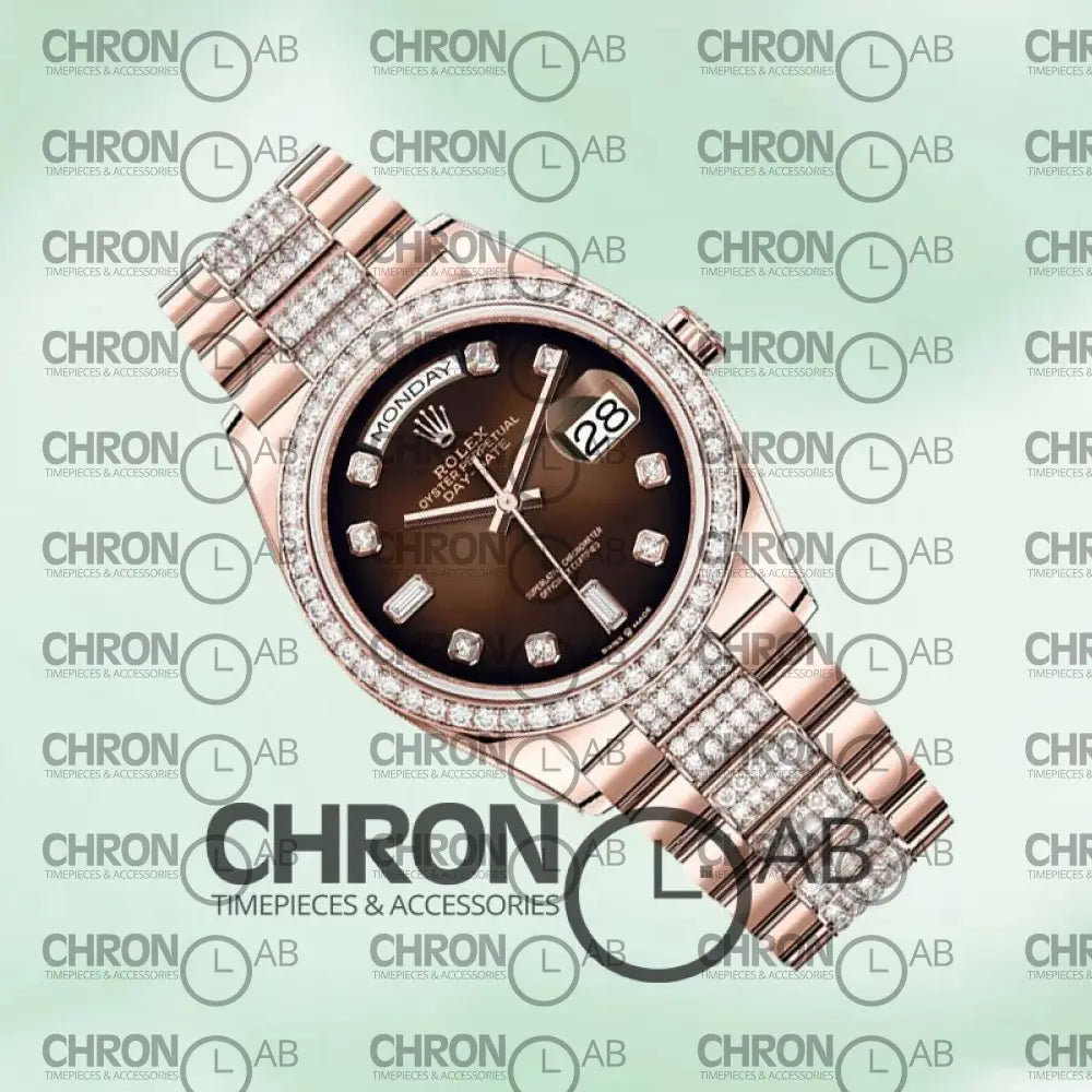 Day-Date 36mm m128345rbr-0041 Automatic Clone Watches