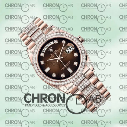 Day-Date 36mm m128345rbr-0041 Automatic Clone Watches