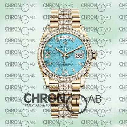 Day-Date 36mm m128348rbr-0038 Automatic Clone Watches