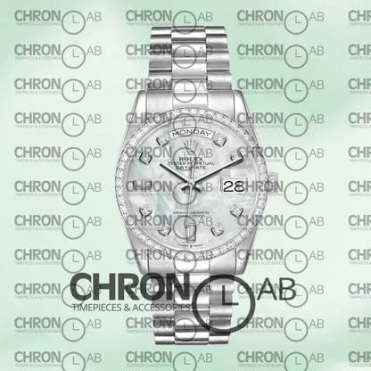 Day-Date 36mm m128349rbr-0004 Silver President Bracelet Clone Watches