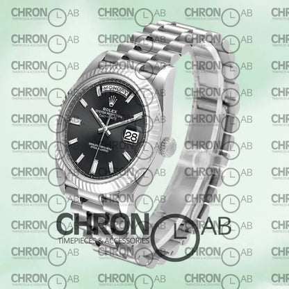 Day-Date 40mm m228236-0004 Automatic Black Dial Clone Watches