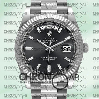 Day-Date 40mm m228236-0004 Automatic Black Dial Clone Watches