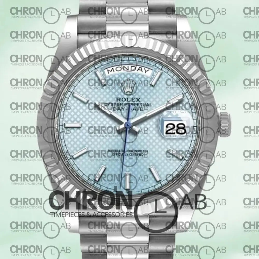 Day-Date 40mm m228236-0005 Blue Dial Clone Watches