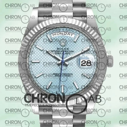 Day-Date 40mm m228236-0005 Blue Dial Clone Watches