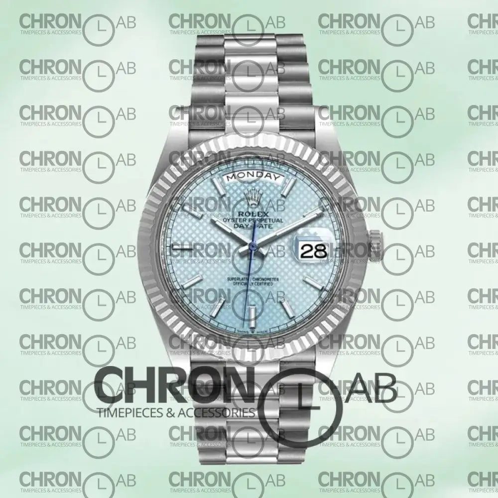 Day-Date 40mm m228236-0005 Blue Dial Clone Watches
