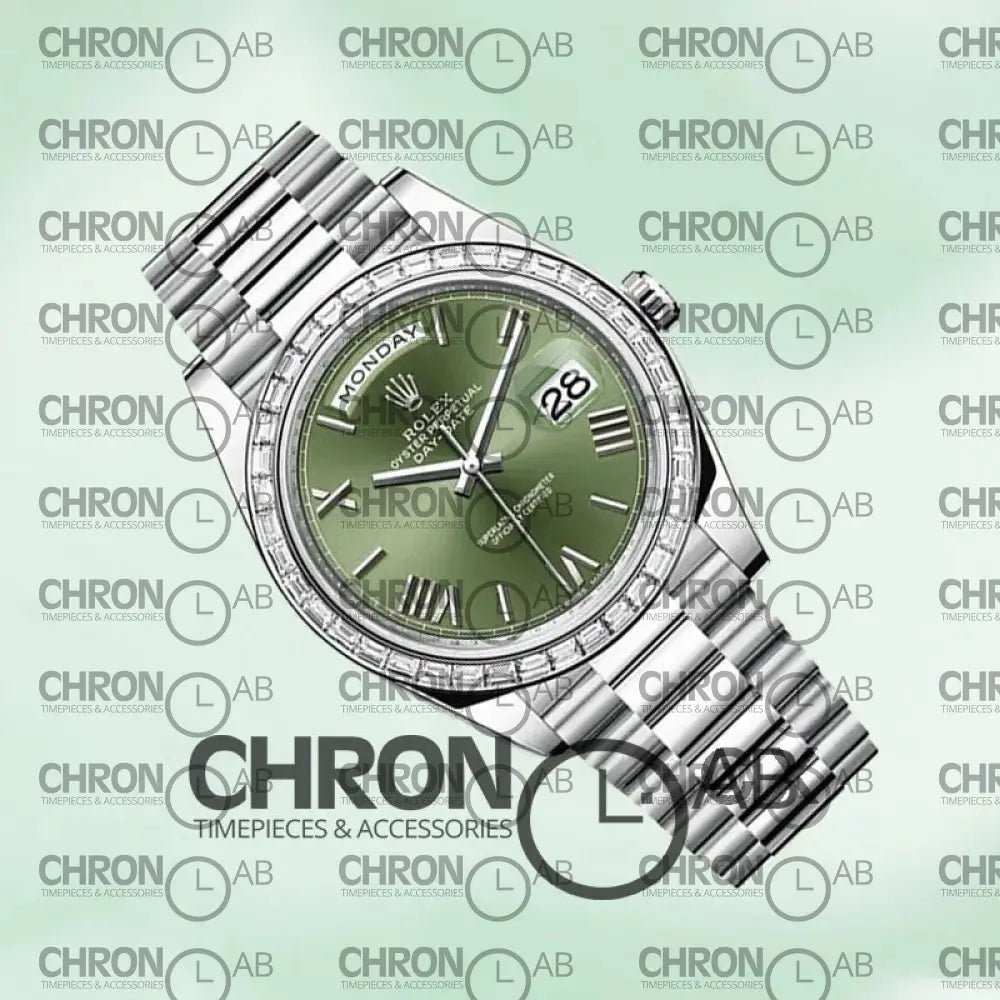 Day-Date 40mm m228396tbr-0020 Silver Clone Watches