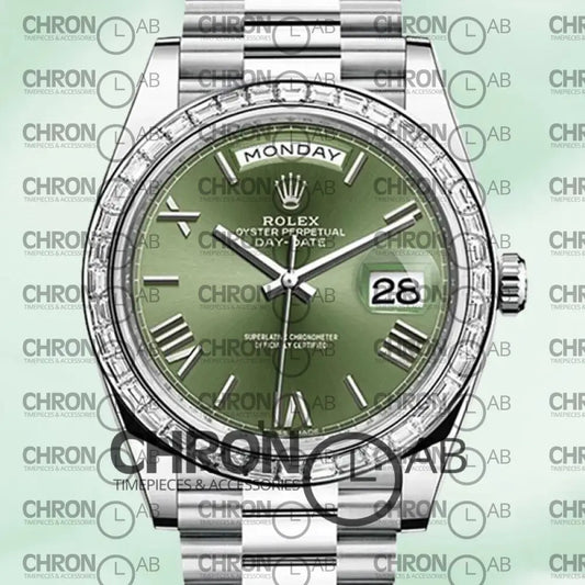 Day-Date 40mm m228396tbr-0020 Silver Clone Watches