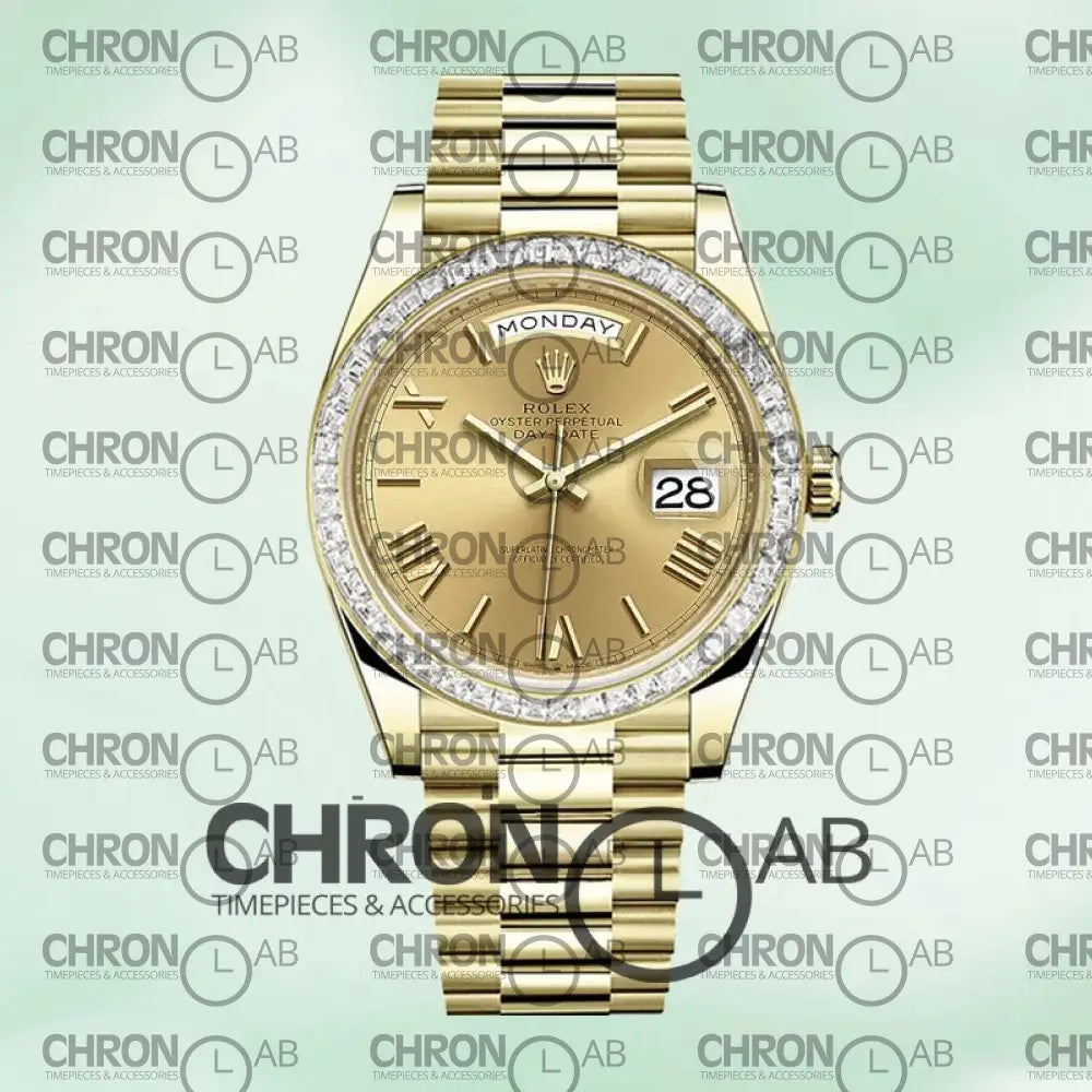 Day-Date 40mm m228398tbr-0003 Champagne Dial Clone Watches