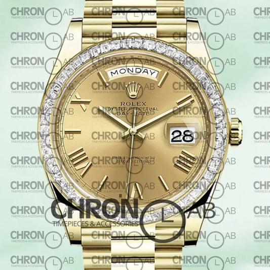 Day-Date 40mm m228398tbr-0003 Champagne Dial Clone Watches