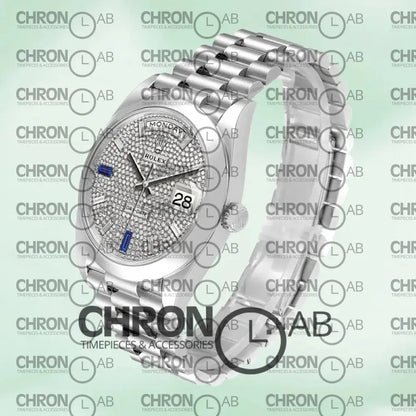 Day-Date 40mm Men’s 228206 Automatic Diamond Paved Dial Clone Watches
