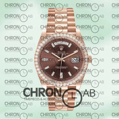 Day-Date 40mm Men’s m228345rbr-0006 Rose Gold Clone Watches