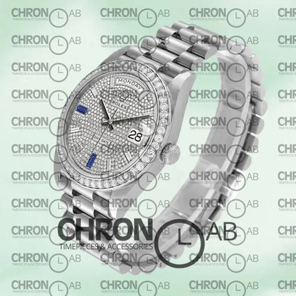 Day-Date 40mm Men’s m228349rbr-0036 Silver President Bracelet Clone Watches
