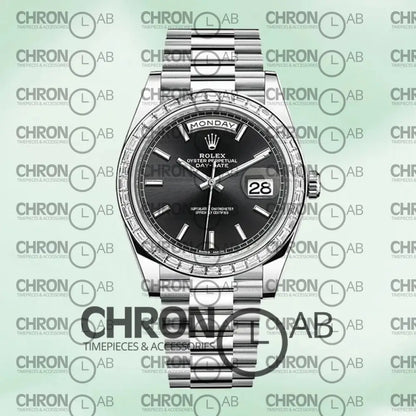 Day-Date 40mm Men’s m228396tbr-0024 Black Dial Clone Watches