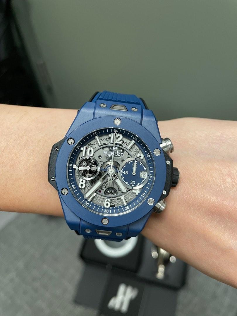 Hublot Big Bang Unico UEFA Champions League 42mm Blue Ceramic