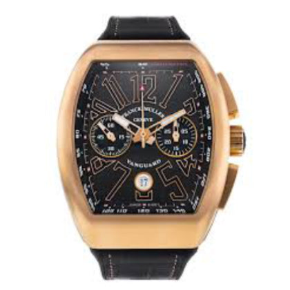 Vanguard V 45 CC DT BR (TT) Rose Gold Black Dial