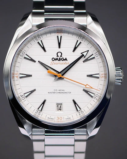 Omega Seamaster Aqua Terra 41mm Steel Luxury Watch with Water Resistance 150M.