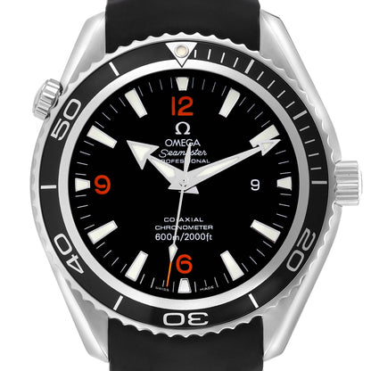 Seamaster Planet Ocean XL Orange Numbers Mens Watch 2900.51.82 45,5mm