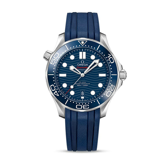 Seamaster Diver 300m Blue Dial Blue Strap Watch 21032422003001
