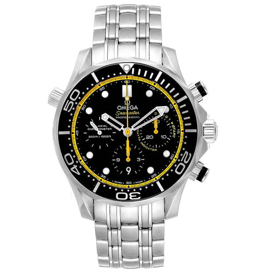 Seamaster Regatta Yellow Hands Watch 212.30.44.50.01.002