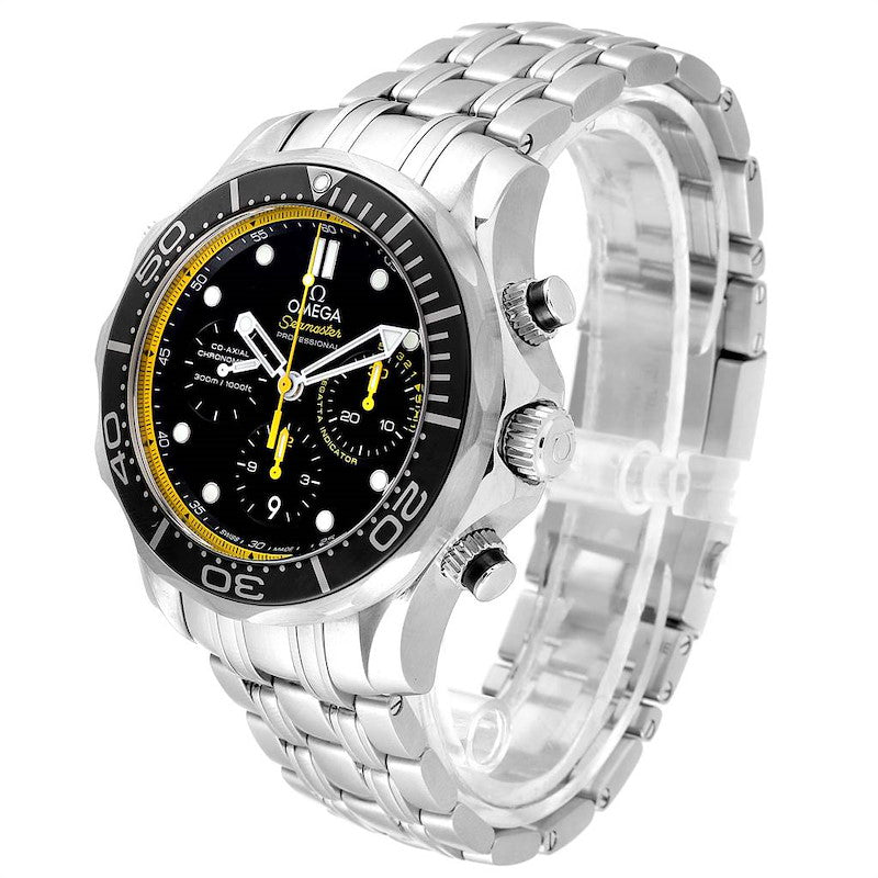 Seamaster Regatta Yellow Hands Watch 212.30.44.50.01.002