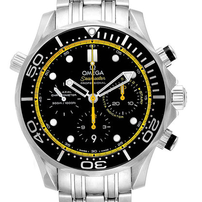 Seamaster Regatta Yellow Hands Watch 212.30.44.50.01.002