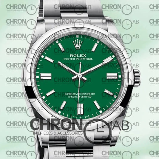 Oyster Perpetual 31mm M124300-0005 Unisex Green Dial Oyster Bracelet Clone Watches