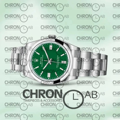 Oyster Perpetual 31mm M124300-0005 Unisex Green Dial Oyster Bracelet Clone Watches