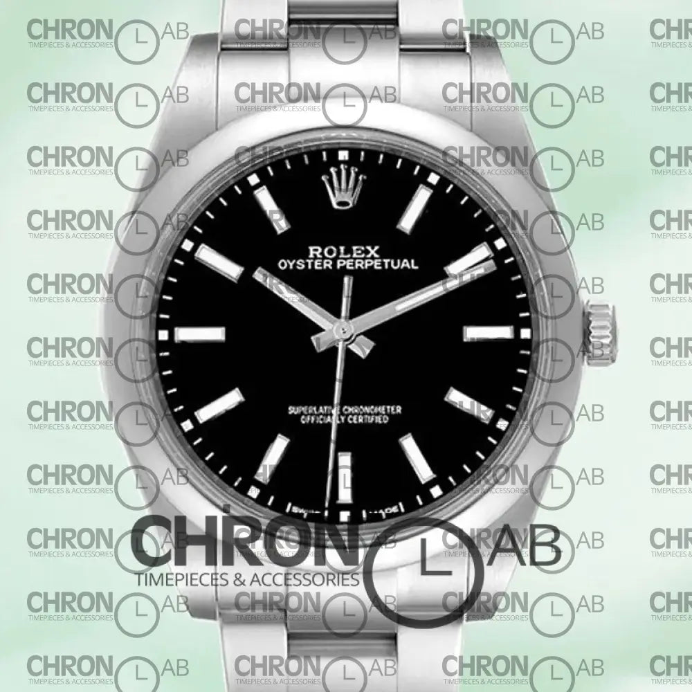 Oyster Perpetual 36mm M114300-0002 Unisex Automatic Black Dial Clone Watches