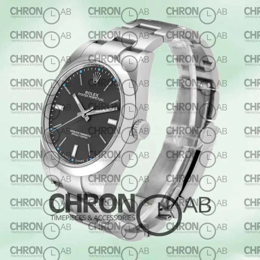 Oyster Perpetual M114300-0002 Unisex Gray Dial Clone Watches