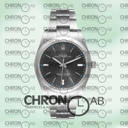 Oyster Perpetual M114300-0002 Unisex Gray Dial Clone Watches