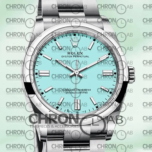 Oyster Perpetual Unisex 36mm M124300-0006 Automatic Silver Clone Watches