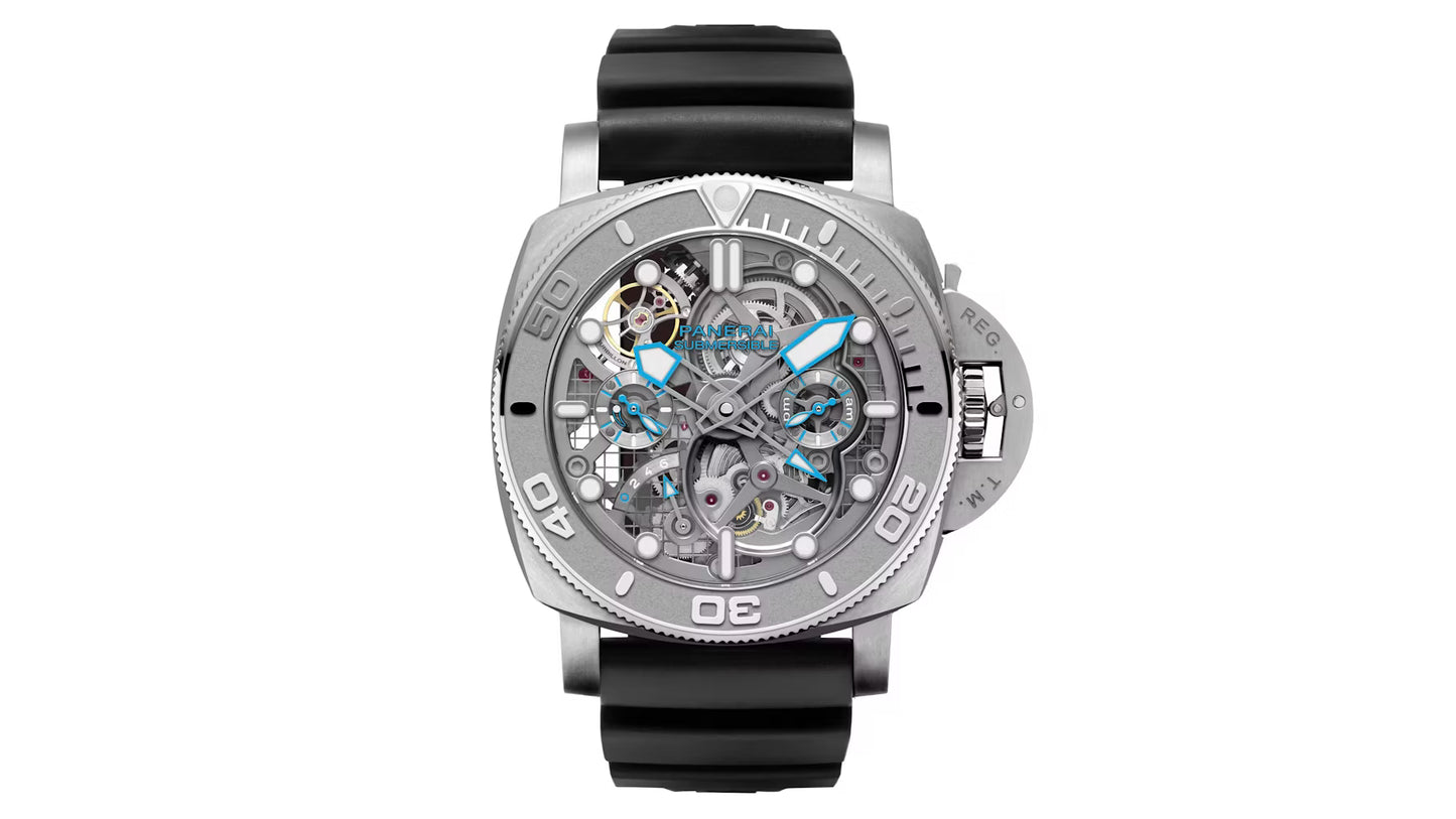 Submersible Ecopangaea Tourbillon GMT 50mm Mike Horn Edition – PAM01108