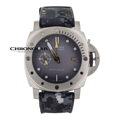 Panerai Submersible QuarantaQuattro Navy SEALs 44mm automatic stainless steel watch PAM01323