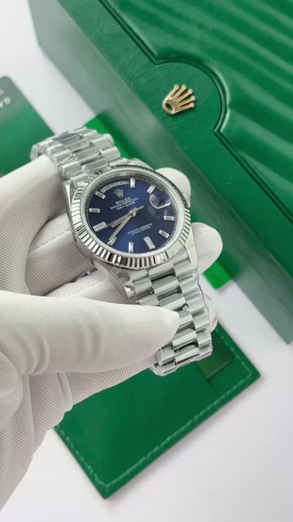 Rolex Replica Watch Day-Date 228236 Dial Blue Weight 178gram GM Factory 40mm