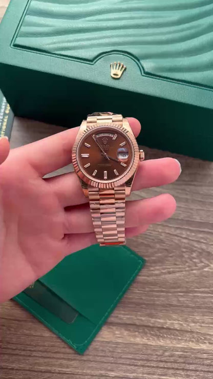 Rolex Day-Date 228345RBR President Strap EW Factory 40mm