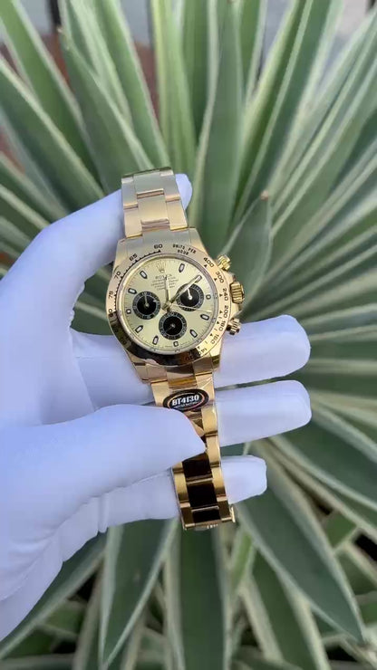 Rolex Daytona 116508 Replica Watch Yellow BT Factory 40mm
