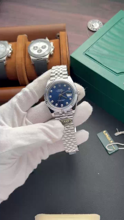 Rolex Replica Watch Datejust 126334 Diamonds Sticks Blue Dial Clean Factory 41mm
