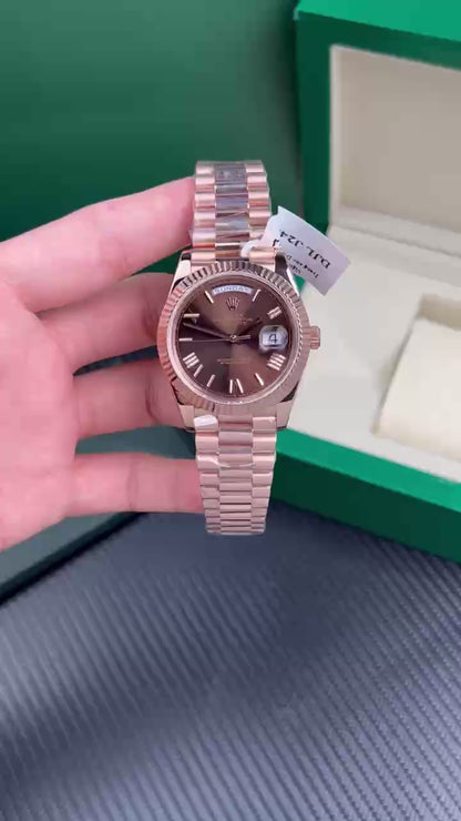 Rolex Day-Date Replica Gold Wrapped GM Factory 40mm