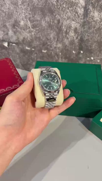 Rolex Datejust 126334 Replica Watch Green Dial Clean Factory 41mm