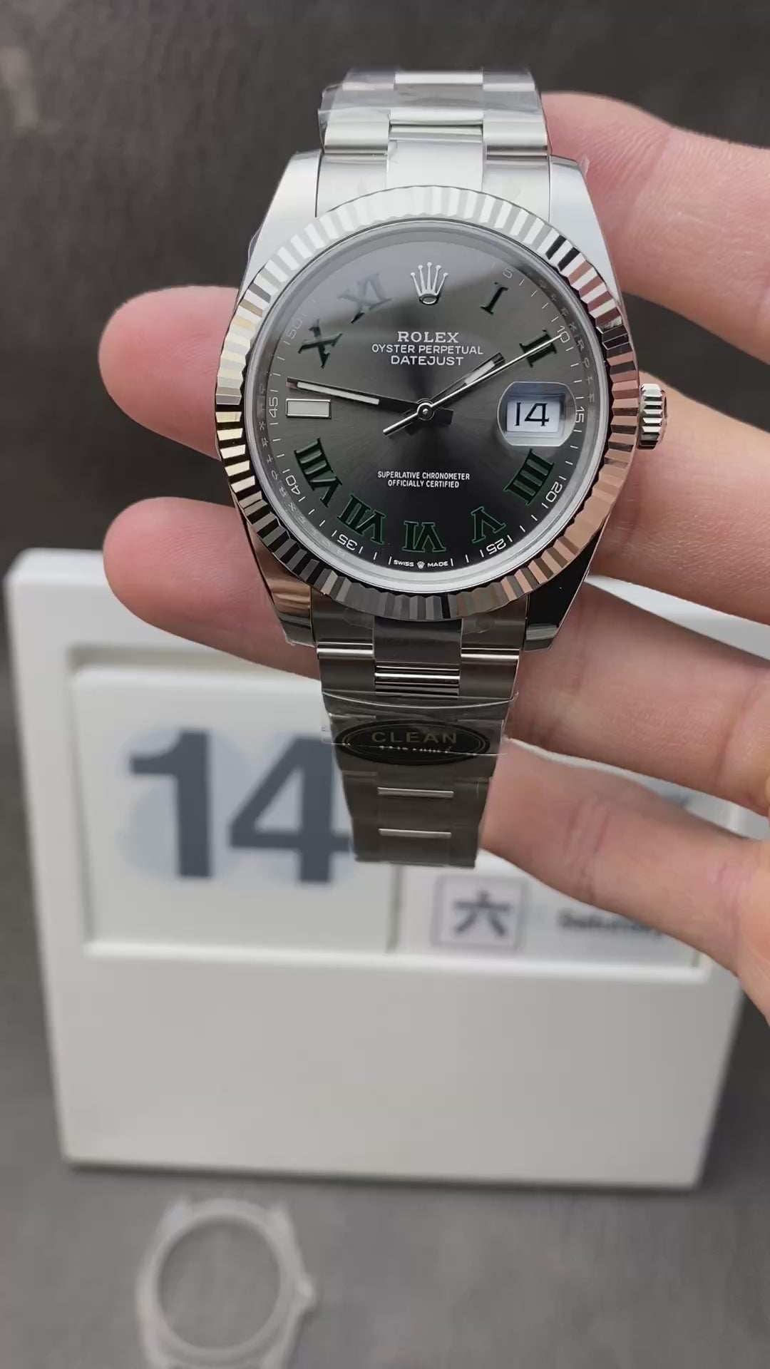 rolex-datejust-41mm-126334-wimbledon-dial-oyster-clean-factory-video-review