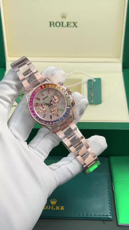 Rolex Cosmograph Daytona 116595 Rainbow Replica Watch BT Factory 40mm