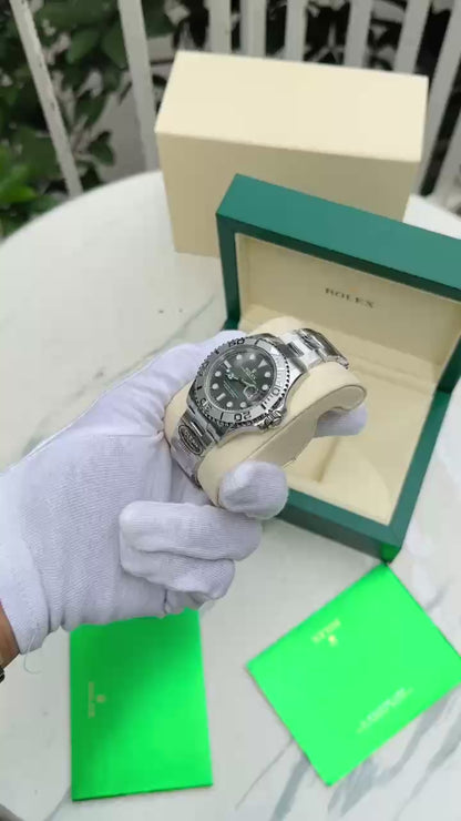 Rolex Yacht-Master 116622 Replica Watch Grey Dial Clean Factory 40mm