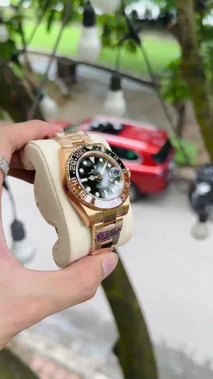 Rolex GMT-Master II 126715CHNR Replica Watch Root Beer Clean Factory 40mm