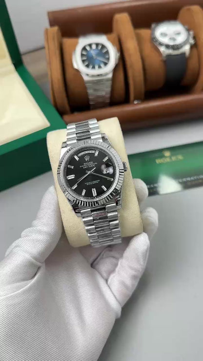 Rolex Day-Date 228236 Replica Wathc Weight 167gr Black Dial GM Factory 40mm