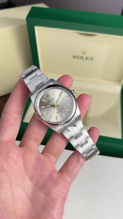 Rolex Replica Watch Oyster Perpetual 124300 Silver Dial Clean Factory 41mm