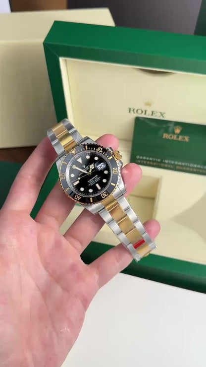 Rolex Replica Watch Submariner Date 126613LN Demi Gold Black Dial VS Factory 41mm Clone